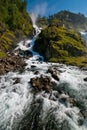 Odda waterfalls, Norway Royalty Free Stock Photo