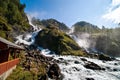 Odda waterfalls, Norway Royalty Free Stock Photo