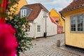 Odense, Denmark - October 20, 2023: Hans Christian Andersen House Museum is a set of museums buildings dedicated to the famous Royalty Free Stock Photo