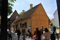 Journalist visitors in Moentergaarden in Odense Denmark