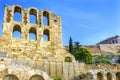 Odeon Herodes Attiacus Parthenon Acropolis Athens Greece Royalty Free Stock Photo