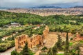 Odeon of Herodes Atticus, an ancient theatre in Athens Royalty Free Stock Photo