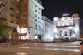 Night view of Odeon Theatre from Bucharest city 
