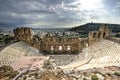 Odeon Theatre in Athens, Greece Royalty Free Stock Photo