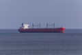 ODESA, UKRAINE - AUGUST 16, 2019: bulk carrier Infinity Sky standing in Black Sea
