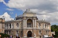 Odesa, Ukraine. July 22. 2021. View of the Opera House in Odessa. Historical architecture