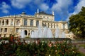 The view on Odesa National Academic Theater of Opera and Ballet and fountains