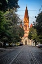 Odessa Lutheran St. Paul`s Cathedral of the German Royalty Free Stock Photo