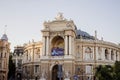 Odessa Opera and Ballet Theater, Ukraine. Odessa center Royalty Free Stock Photo