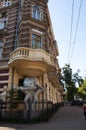 Odessa, South of Ukraine, Deribasovskaya street, July 10, 2018. Walking on the city streets in summer. Tourists and travelling