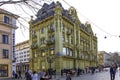 ODESSA, UKRAINE. APRIL 14, 2018. Hotel Bolshaya Moskovskaya at the final stage of restoration