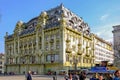 ODESSA, UKRAINE. APRIL 14, 2018. Hotel Bolshaya Moskovskaya at the final stage of restoration