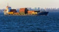 Odessa, Ukraine - August 08, 2018. A large cargo ship transports