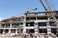 ODESSA, UKRAINE - 13 August 2011 : A unique high-tech construction of a modern stadium for football matches top class 35 thousand