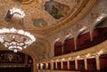 Odessa opera theater interior, audience loges of dress circle