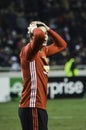 ODESSA, UKRAINE - December 08, 2016: Marcos Rojo during the UEFA Europa League match between Zarya Lugansk vs Manchester United (