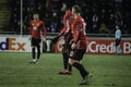 ODESSA, UKRAINE - December 08, 2016: Wayne Rooney during the UEFA Europa League match between Zarya Lugansk vs Manchester United Royalty Free Stock Photo