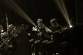 ODESSA, UKRAINE - JANUARY 24, 2019: Symphony orchestra concert on theater stage. Musicians of State Symphony Orchestra,