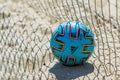 Odessa, Ukraine-July 25, 2020: Beach Soccer Championship among amateur women on beach. Soccer in sand. Young beautiful girls