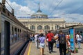 Odessa, Ukraine, July 07, 2021 - Odessa main railway station Royalty Free Stock Photo