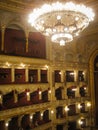 Odessa, Ukraine - May 14, 2010: Wonderful interiors and halls of Odessa Opera House before the performance