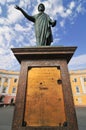 Odessa, Ukraine. Statue of Duke Richelieu Royalty Free Stock Photo