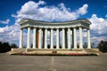 ODESSA, UKRAINE : View of the Vorontsov Palace colonnade.