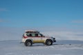 Odified Toyota Land cruiser 4x4 from Icelandic search and rescue team called Thorbjorn from town of Grindavik Royalty Free Stock Photo