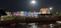 Odisha Sambalpur Railway Station Front, Night seen