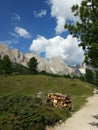 Odle group in Dolomiti Mountains
