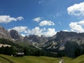 Odle group landscape in Dolomiti