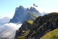 The Odle mountains, Dolomites in Italy Royalty Free Stock Photo