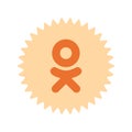 Odnoklassniki OK.ru logo. Odnoklassniki applications app . Kharkiv, Ukraine - June, 2020