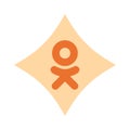 Odnoklassniki OK.ru logo. Odnoklassniki applications app . Kharkiv, Ukraine - October, 2020