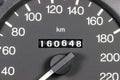 Odometer of used car