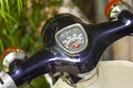 Odometer of a vintage motorcycle