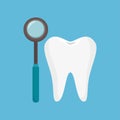 Odontology tooth tool icon Royalty Free Stock Photo