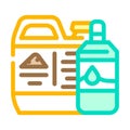 odor neutralizer compost color icon vector illustration Royalty Free Stock Photo