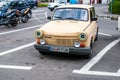 Trabant 601 with led headlights at the local veteran car show.