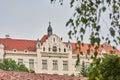Odorheiu Secuiesc, SzÃÂ©kelyudvarhely, Romania- June 2019: Facade of TamÃÂ¡si ÃÂron Roman Catholic High School