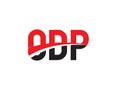 ODP Letter Initial Logo Design Vector Illustration Royalty Free Stock Photo