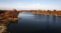 Odra river Royalty Free Stock Photo