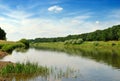 Odra river in Poland