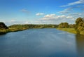 Odra river in Poland Royalty Free Stock Photo