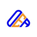 OEA letter logo creative design with vector graphic, OEA Royalty Free Stock Photo