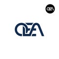 OEA Logo Letter Monogram Design Royalty Free Stock Photo
