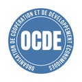 OECD organisation for economic co-operation and development symbol icon in France