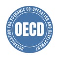 OECD organisation for economic co-operation and development symbol icon