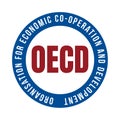 OECD, organisation for economic co-operation and development symbol icon