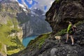 Oeschinensee, Kandersteg. Switzerland Royalty Free Stock Photo